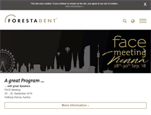 Tablet Screenshot of forestadentusa.com